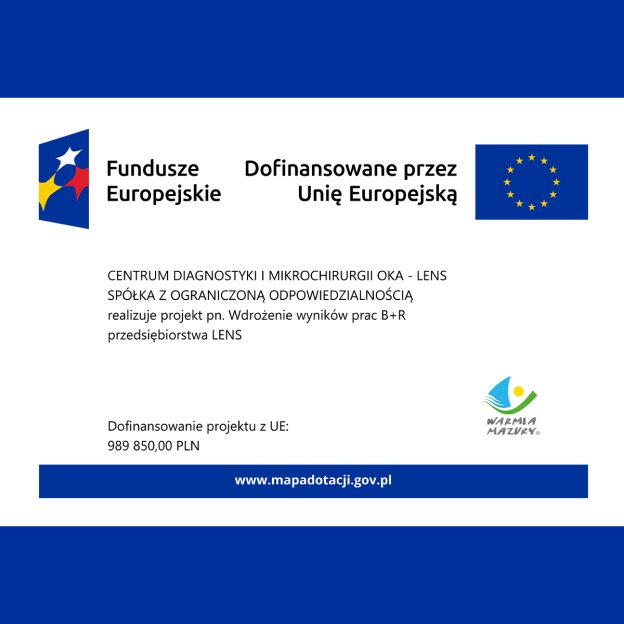 Dofinansowanie projektu z UE: „Wdrożenie wyników prac B+R przedsiębiorstwa LENS”